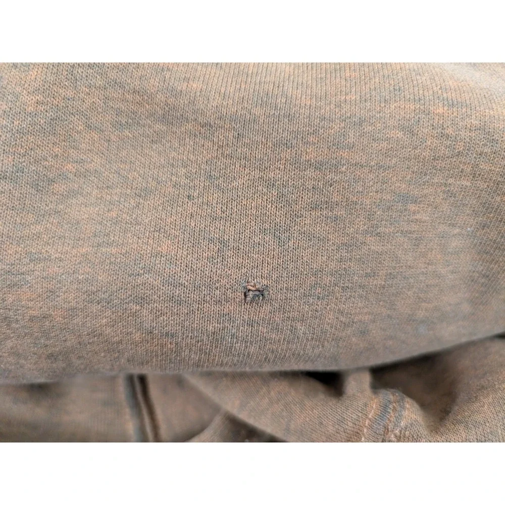 Carhartt Hoodie Mens XXL Brown Fleece Pullover Sweatshirt Kangaroo Pocket Faded‎